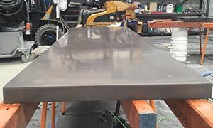 sealed concrete benchtop