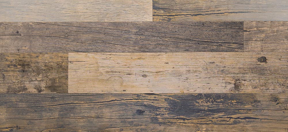 Wood floor planks with molds