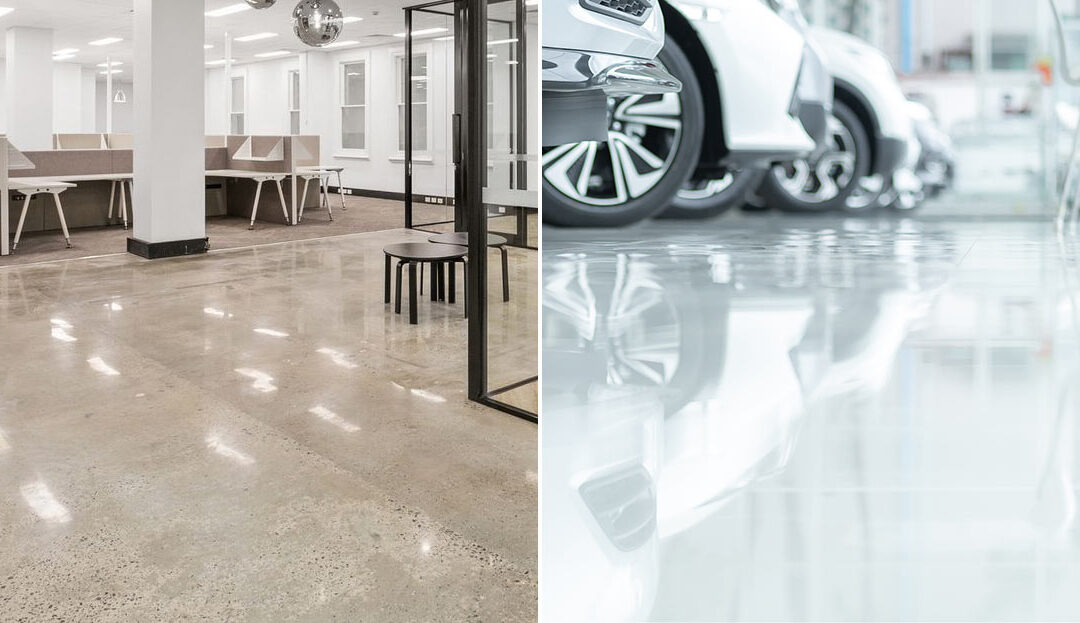 Polished Concrete vs Epoxy – What are the differences and which is better?