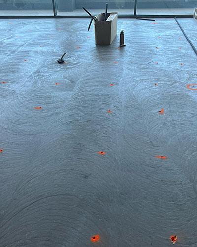 concrete subfloor preparation