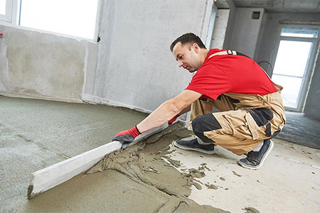 cement subfloor screed