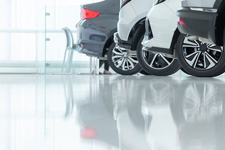 hybrid concrete epoxy flooring finish