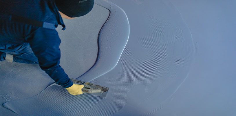 install correct epoxy floor thickness