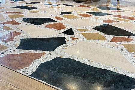 decorative terrazzo for public dining