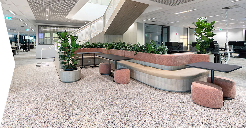 green concrete for commercial space