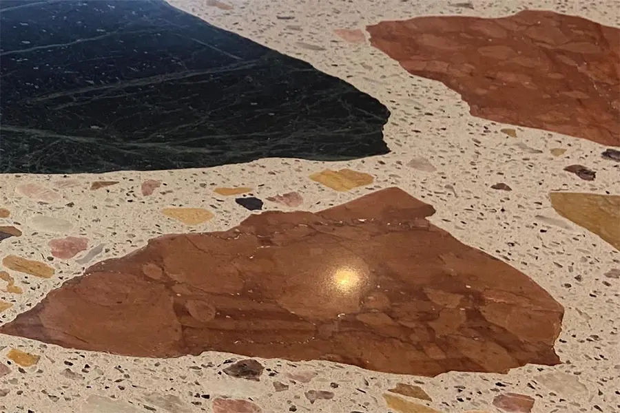 traditional cement terrazzo