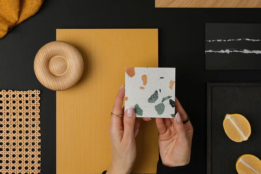 terrazzo floors for veterinary clinic