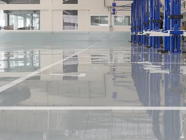 custom epoxy flooring high gloss finish