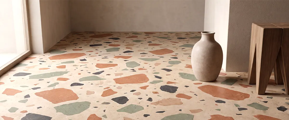 terrazzo concrete floor